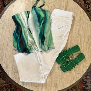 Hudson  Signature Bootcut Jeans White Size 30 Style W170DLW